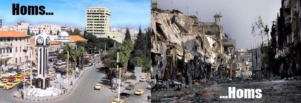 Blog - Homs - Before & After - globalinfonews
