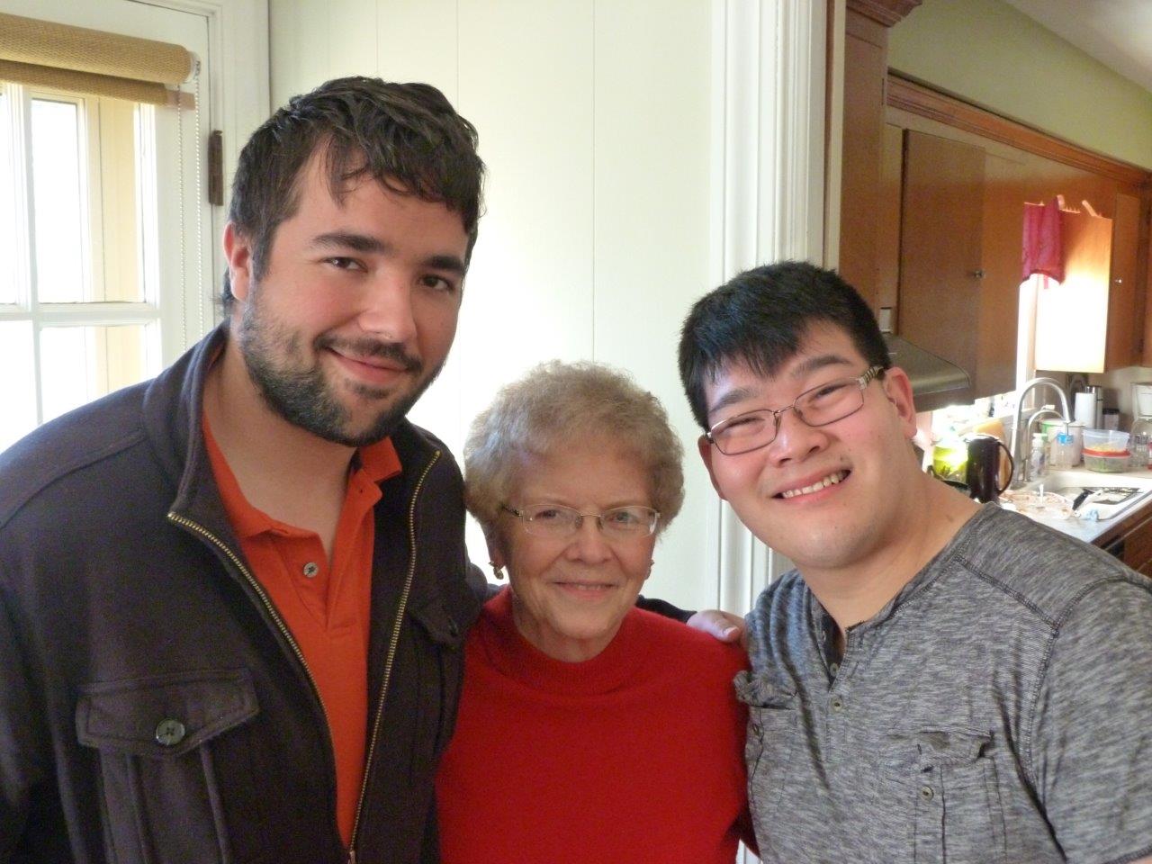 MomMom, Nathan, Daniel 2015