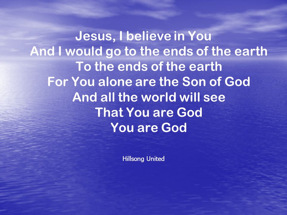 Worship Wednesday – To the Ends of the Earth – Hillsong United | Blog ...